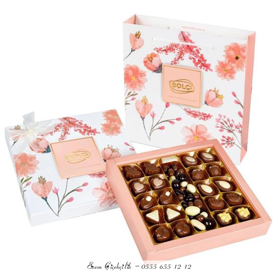 Flower Kutu Hediye Spesiyal Çikolata 350G