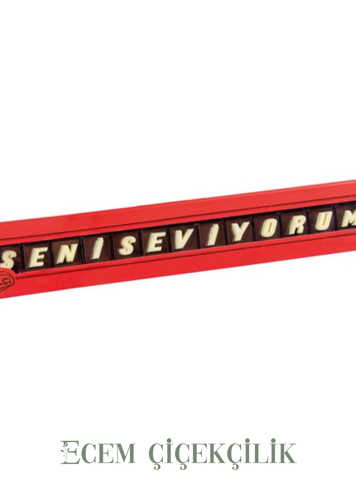 Seni Seviyorum Harf Çikolata