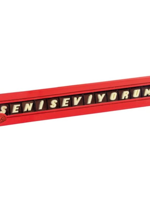 Seni Seviyorum Harf Çikolata