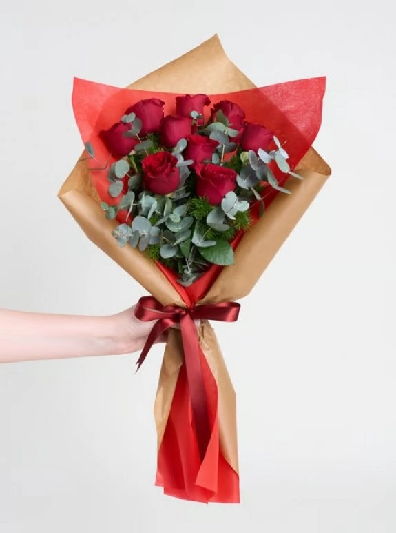 Sonsuz Aşkım 9'Lu Gül Buketi