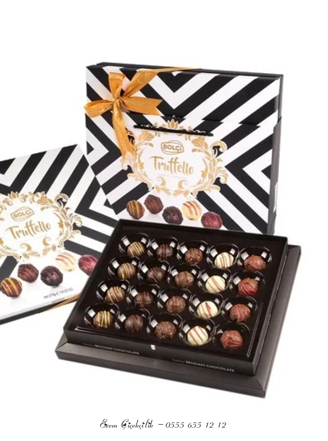 Trüf Çikolata-Truffello Tırtıklı Trüf Çikolata
